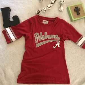Alabama Crimson Tide Game Day 1/2 sleeve tee- Lg